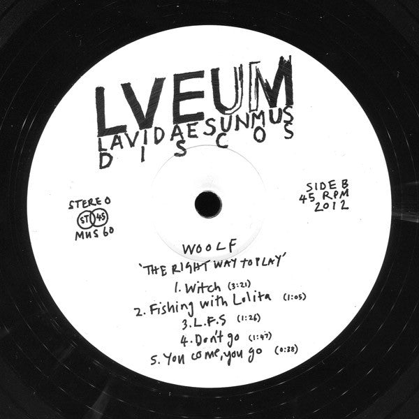 Woolf : The Right Way To Play (12", MiniAlbum)