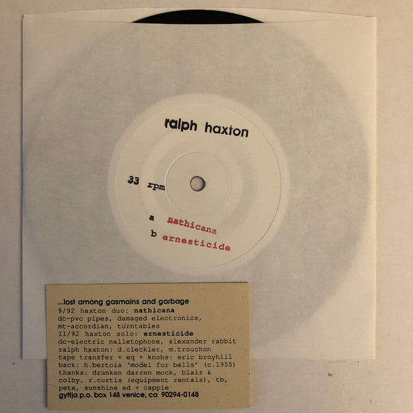 Ralph Haxton : Nathicana / Ernesticide (7")