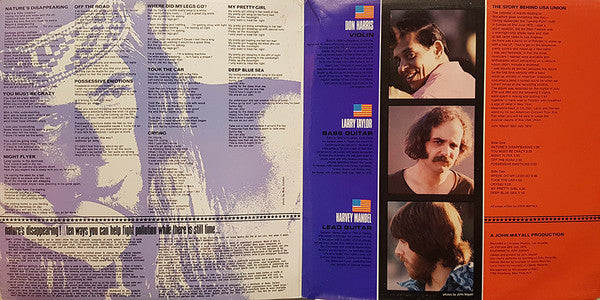 John Mayall : U.S.A. Union (LP, Album, Gat)