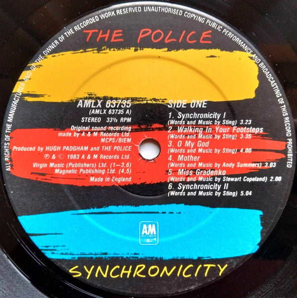 The Police : Synchronicity (LP, Album)