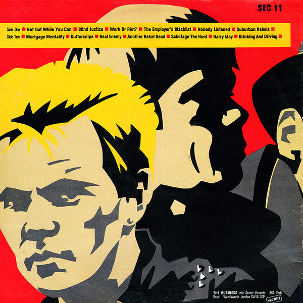 The Business : Suburban Rebels (LP, Album, Gat)