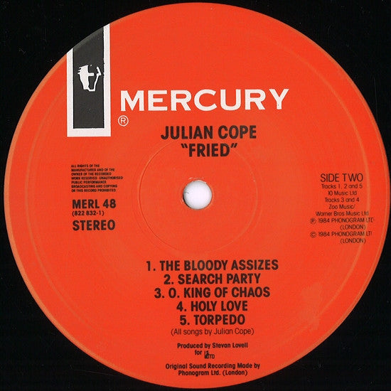 Julian Cope : Fried (LP, Album)