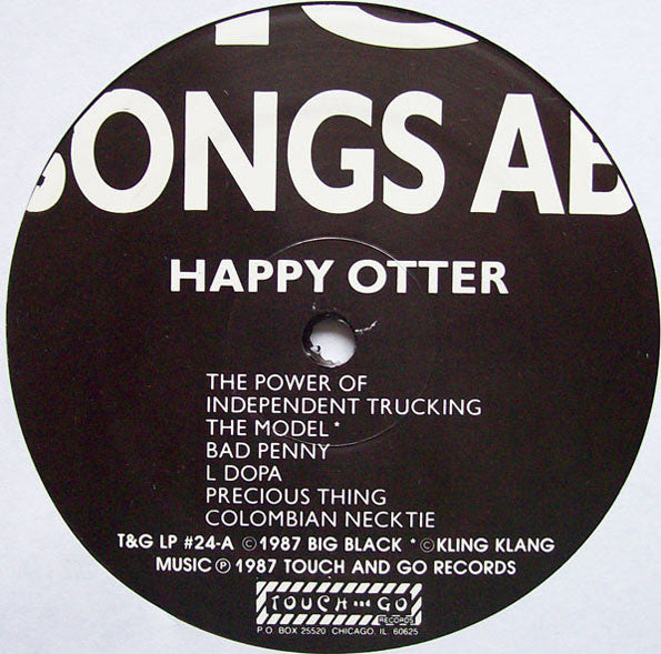 Big Black : Songs About Fucking (LP, Album)