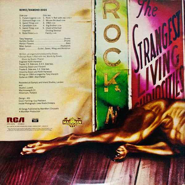 Bowie* : Diamond Dogs (LP, Album, Gat)