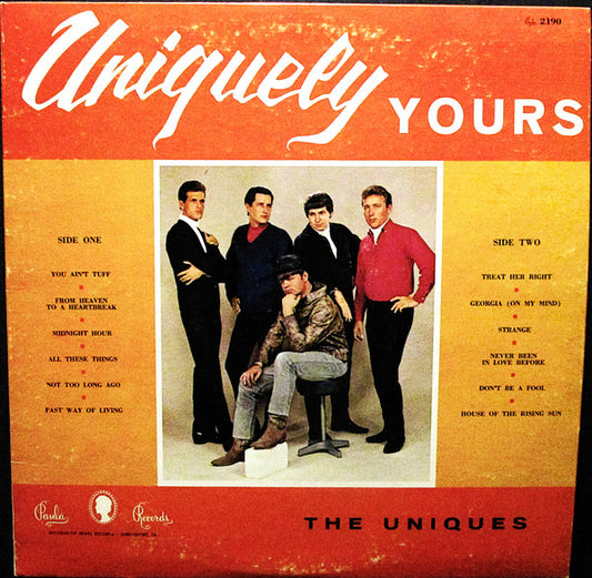 The Uniques (2) : Uniquely Yours (LP, Album, Mono)
