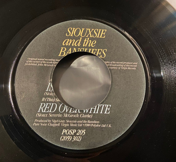 Siouxsie And The Banshees* : Israel (7", Single, Pap)