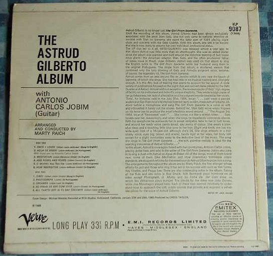 Astrud Gilberto : The Astrud Gilberto Album (LP, Album, Mono)