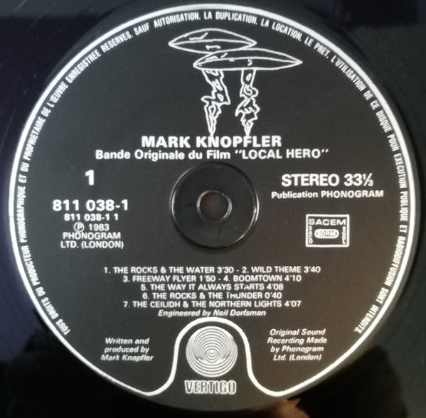 Mark Knopfler : Local Hero (LP, Album)