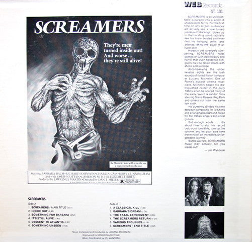 Luciano Michelini : Screamers (Original Soundtrack) (LP, Album)