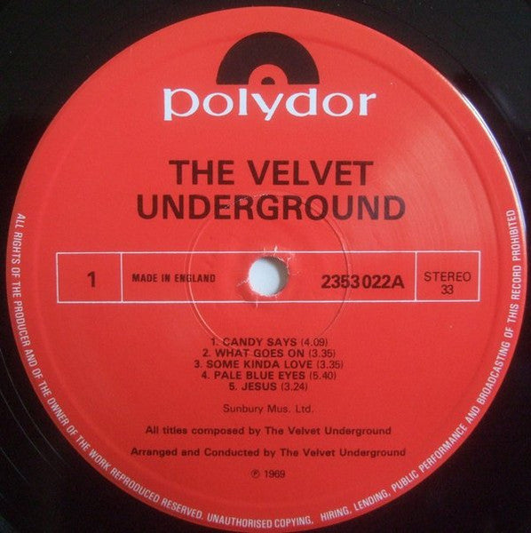 The Velvet Underground : The Velvet Underground (LP, Album, RE, Red)