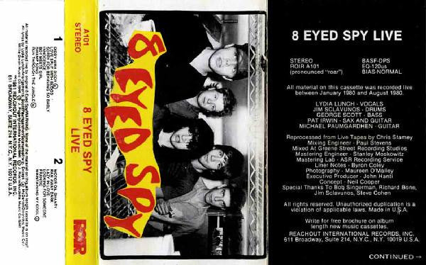 8 Eyed Spy : Live (Cass, Album)