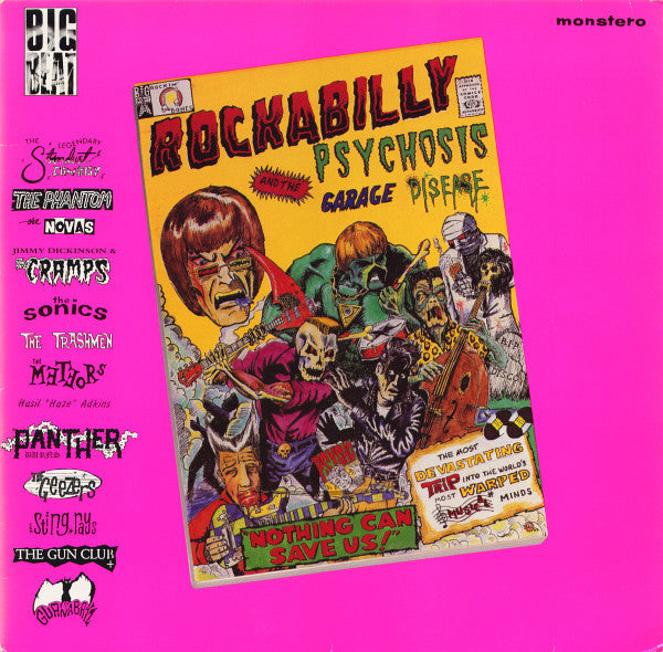 Various : Rockabilly Psychosis And The Garage Disease (LP, Comp, Mono)
