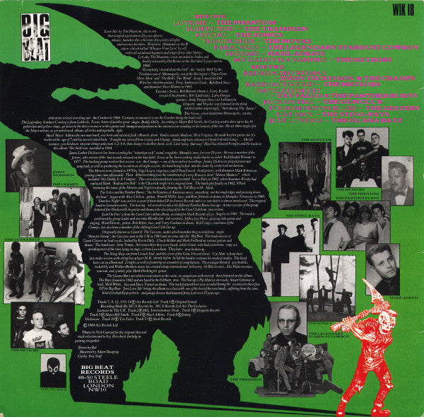 Various : Rockabilly Psychosis And The Garage Disease (LP, Comp, Mono)