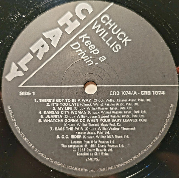 Chuck Willis : Keep A Drivin' (LP, Comp)