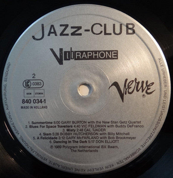 Various : Jazz-Club • Vibraphone (LP, Comp)