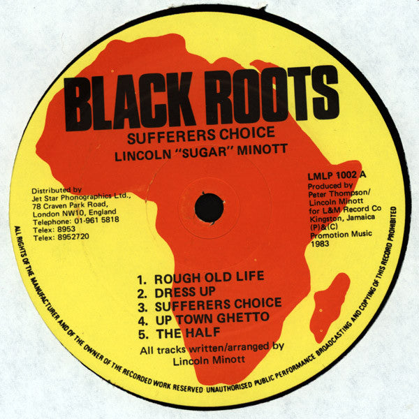 Sugar Minott : Sufferer's Choice (LP, Album)
