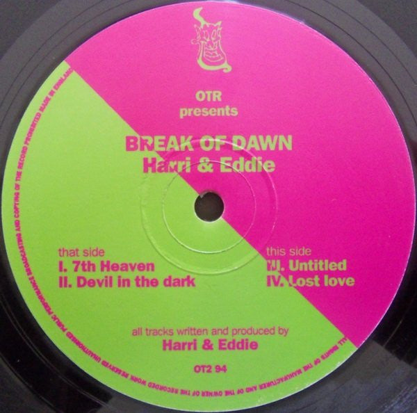 Harri* & Eddie (2) : Break Of Dawn (12")