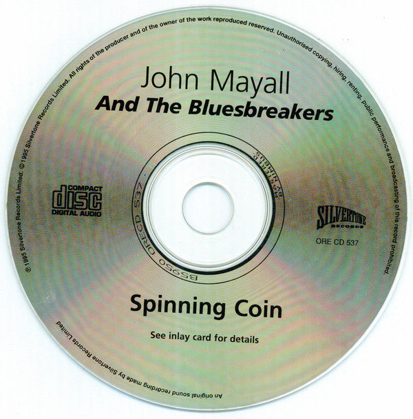 John Mayall & The Bluesbreakers : Spinning Coin (CD, Album)