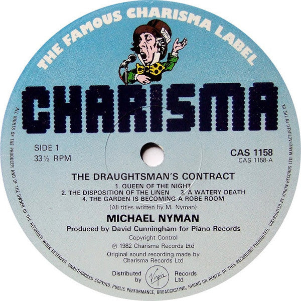 Michael Nyman : The Draughtsman's Contract (LP, Album, RP, Vir)