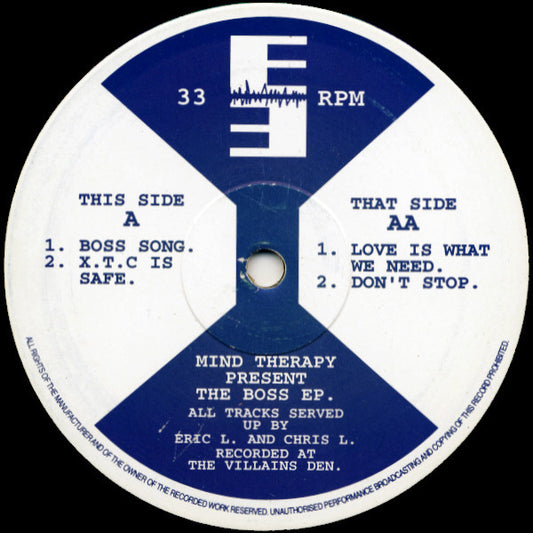 Mind Therapy : The Boss EP. (12", EP)
