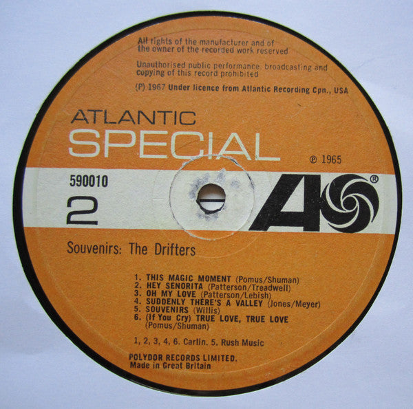 The Drifters : Souvenirs (LP, Comp, RE)
