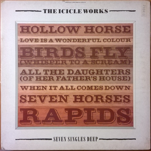 The Icicle Works : Seven Singles Deep (LP, Comp)