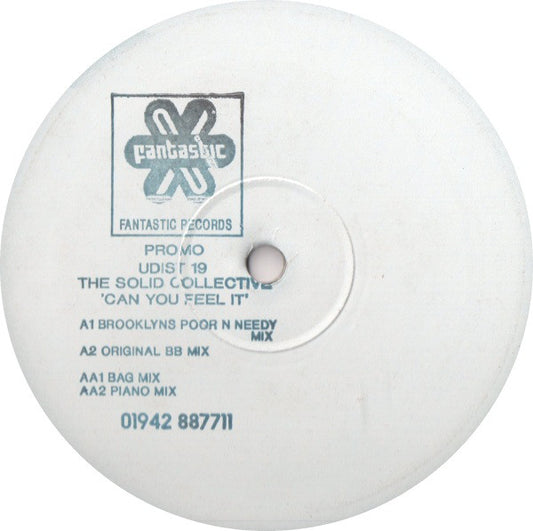 The Solid Collective : Can You Feel It (12", Promo, W/Lbl, Sta)