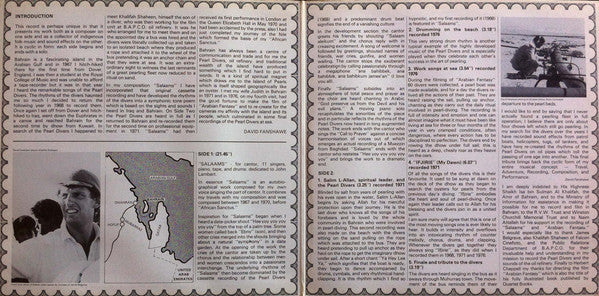 David Fanshawe : Salaams And The Pearl Divers Of Bahrain (LP, Gat)