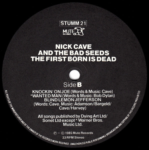 Nick Cave And The Bad Seeds* : The Firstborn Is Dead (LP, Album)