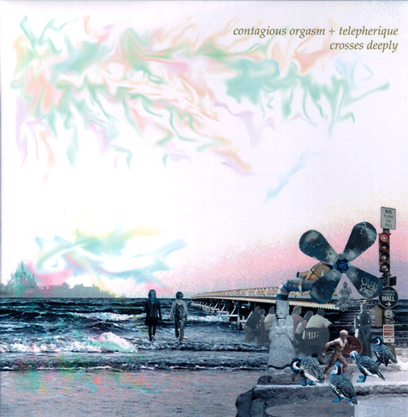 Contagious Orgasm + Telepherique : Crosses Deeply (CD, Album)