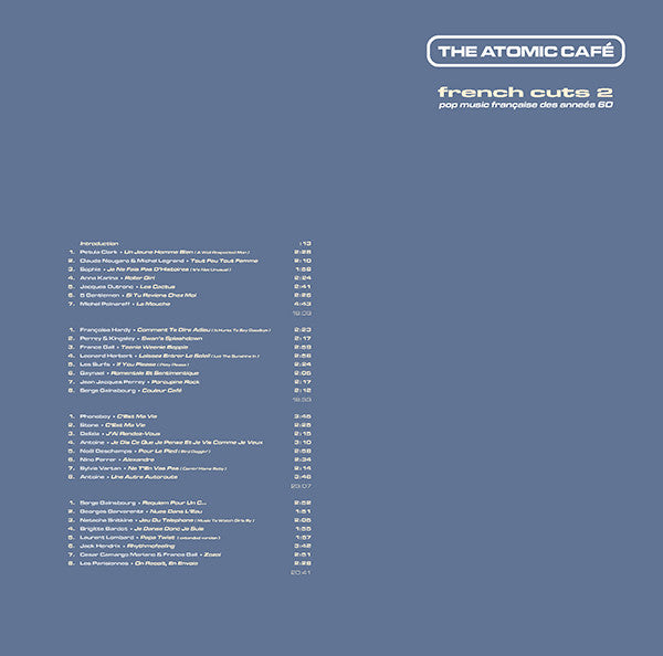 Various : The Atomic Café: French Cuts 2 (2xLP, Comp, RE, Gat)