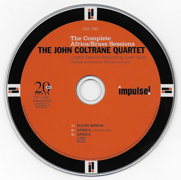 The John Coltrane Quartet : The Complete Africa / Brass Sessions (2xCD, Comp, RE, Dig)