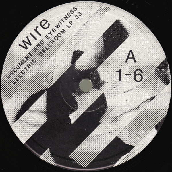 Wire : Document And Eyewitness (LP, Album, RP + 12", MiniAlbum, RP)