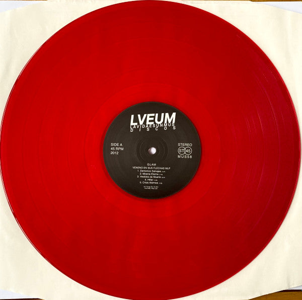 Glam (5) : Veneno En Sus Flechas (12", MiniAlbum, Red)