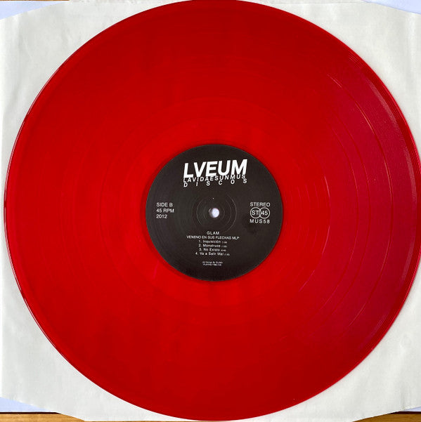 Glam (5) : Veneno En Sus Flechas (12", MiniAlbum, Red)