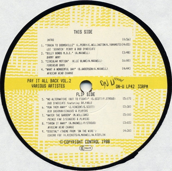 Various : Pay It All Back Volume 2 (LP, Comp)