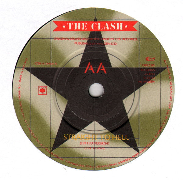 The Clash : Should I Stay Or Should I Go / Straight To Hell (7", Single)