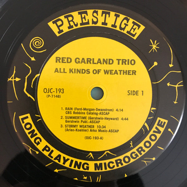 Red Garland : All Kinds Of Weather (LP, Album, Mono, RE)