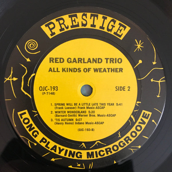 Red Garland : All Kinds Of Weather (LP, Album, Mono, RE)
