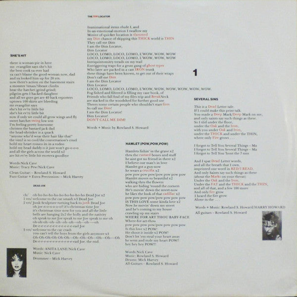The Birthday Party : Junkyard (LP, Album)