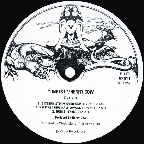 Henry Cow : Unrest (LP, Album, Gat)
