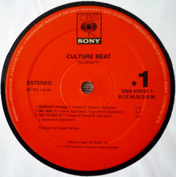 Culture Beat : Serenity (2xLP, Album)