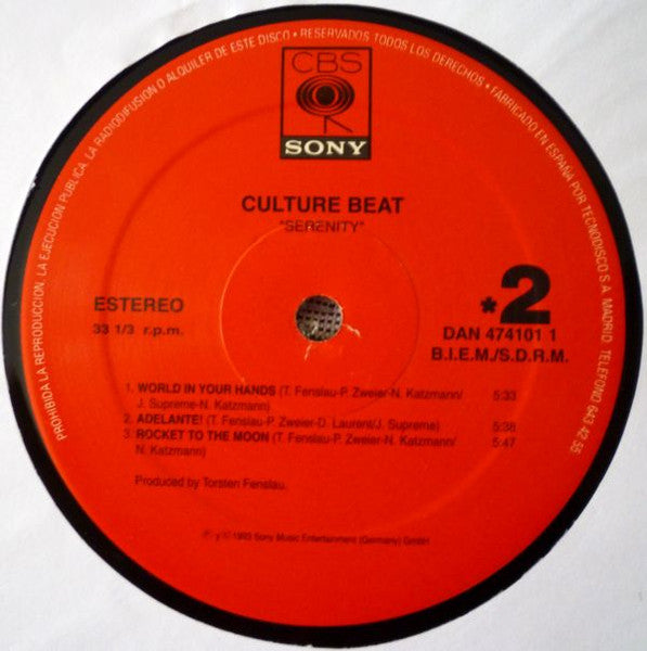 Culture Beat : Serenity (2xLP, Album)