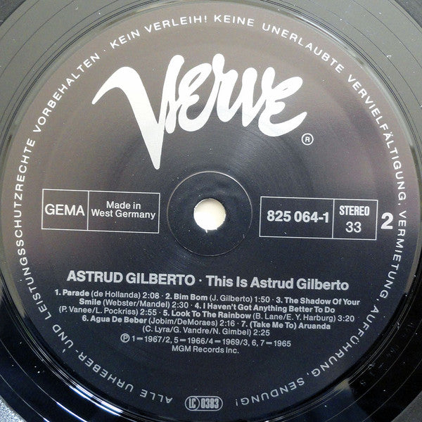 Astrud Gilberto : This Is Astrud Gilberto (LP, Comp)