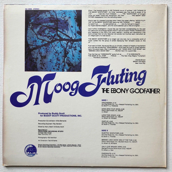 The Ebony Godfather : Moog Fluting (LP, Album)