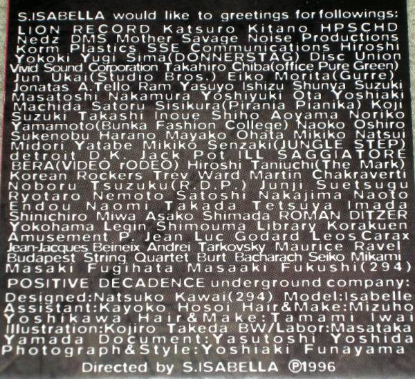 S.Isabella : Point De Caption (CD, Album)