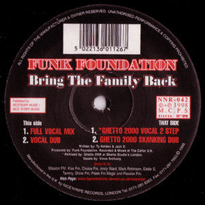 Funk Foundation (2) : Bring The Family Back (12")