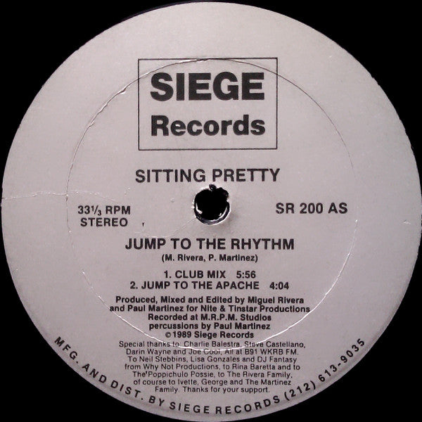 Sitting Pretty : Jump To The Rhythm (12")