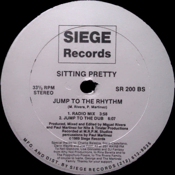 Sitting Pretty : Jump To The Rhythm (12")