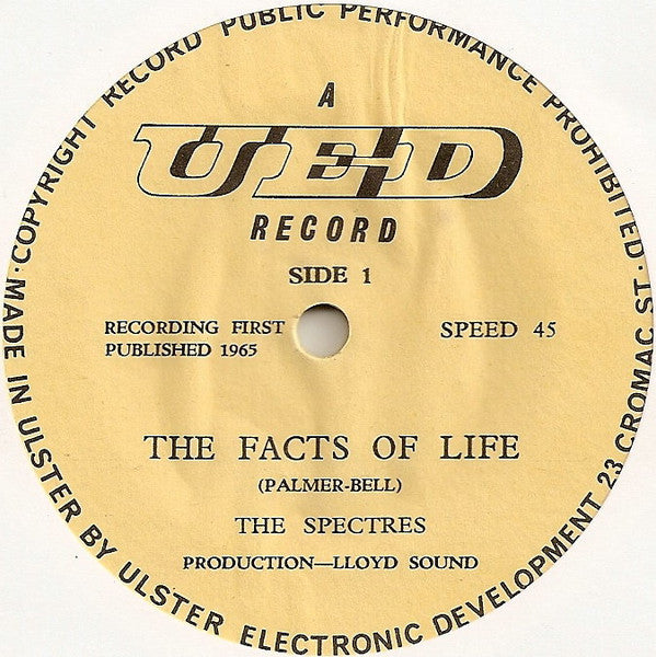 The Spectres (6) : The Facts Of Life (7")